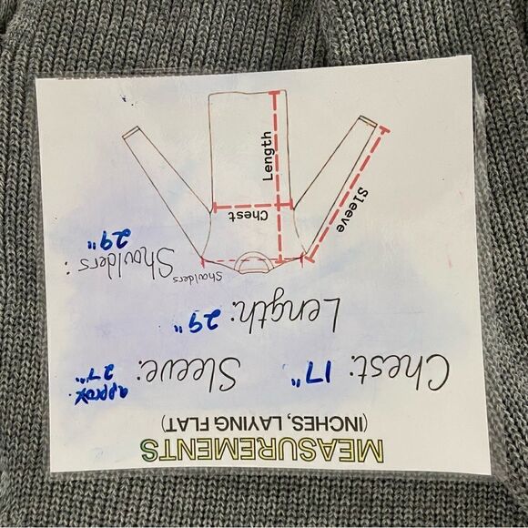 NWT Hollister Ribbed Sweater Gray Women’s Size M Beachy Grunge Y2K Cozy Comfort‎ - Picture 4 of 10